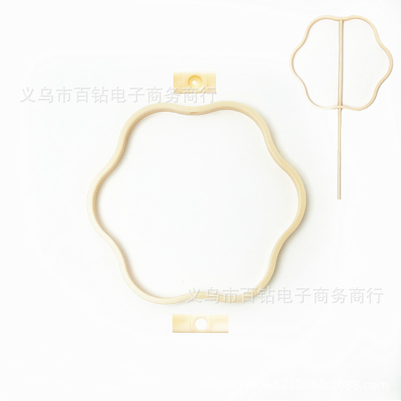 A Variety of Round Fan Frames, Lace Frames, Butterfly Frames, Punched Bamboo Circles, DIY Rabbit Lanterns, Lanterns, Double-Hole Circles, Lantern Racks