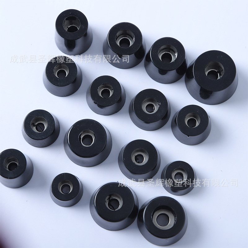 Factory wholesale instrument shock-absorbing pad bright surface household appliances anti-slip pad rubber foot pad machine foot pad with pad