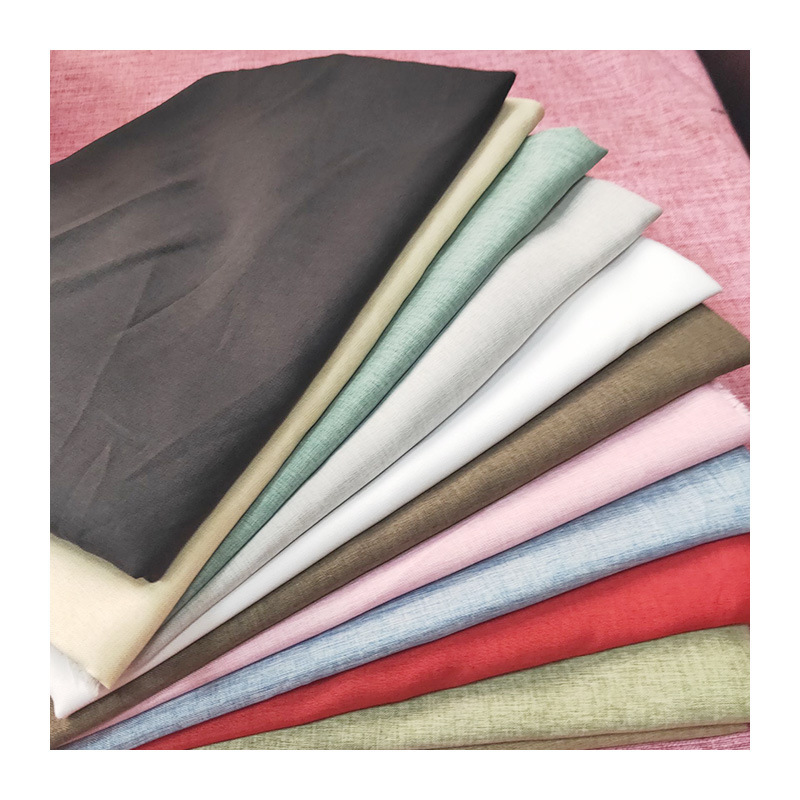 600D fine linen imitation linen spot manufacturers supply two-color imitation linen printed decorative cushion cloth