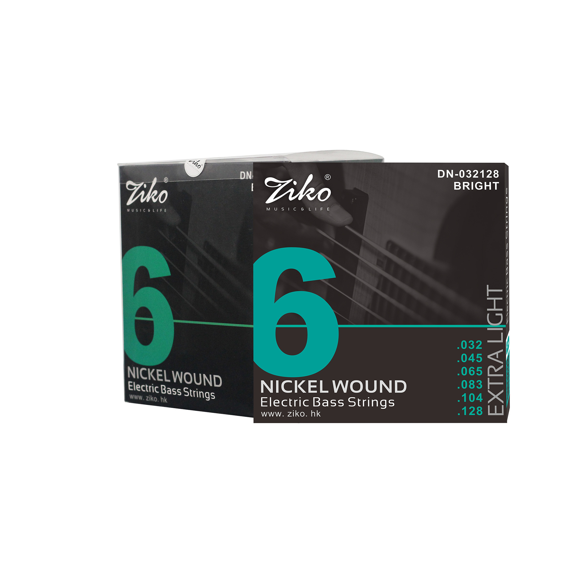 Струны для электрического баса Iko Leou Dn шести струнные покрытые антикоррозийным покрытием