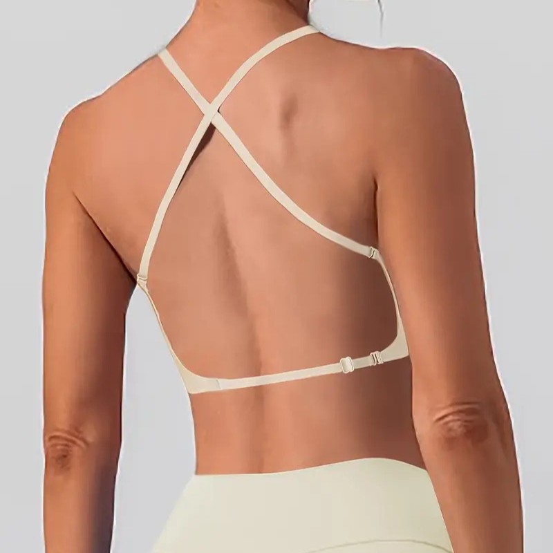 [8 colors] Temu Explosions Summer Big U Backless Various Wearing Methods Gather Bra European and American Amazon Shein