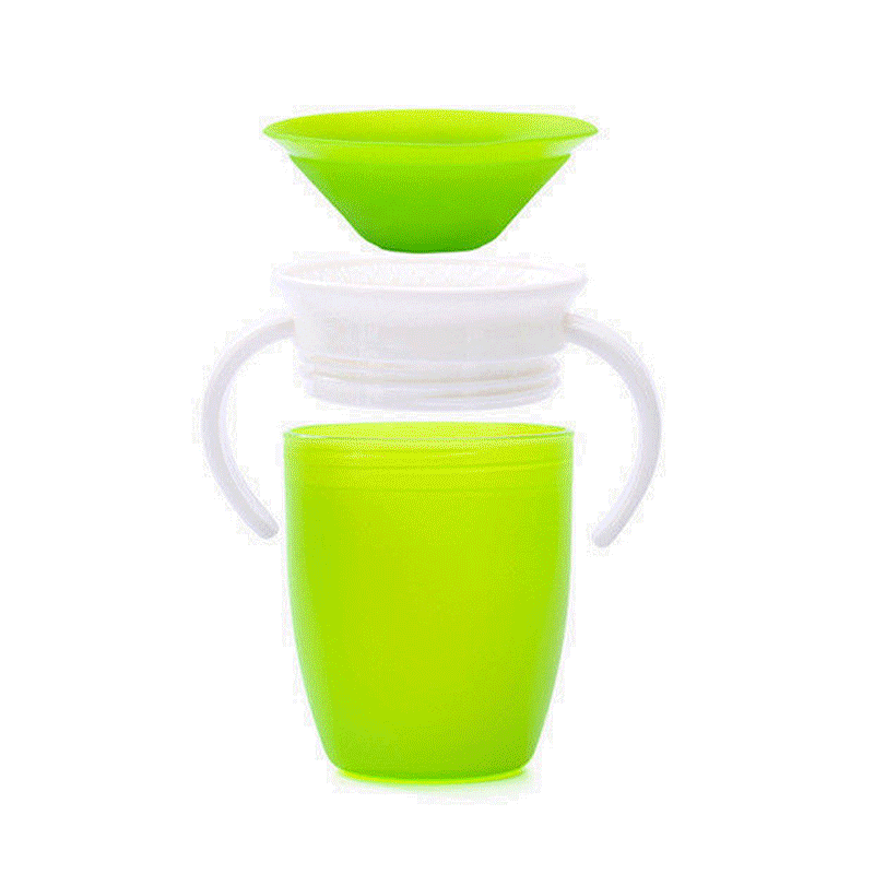 Чаша для детей из силикона пищевого качества, обучающая чашка для питья, противозадушная чашка с ручкой, чашка для мамы и ребенка