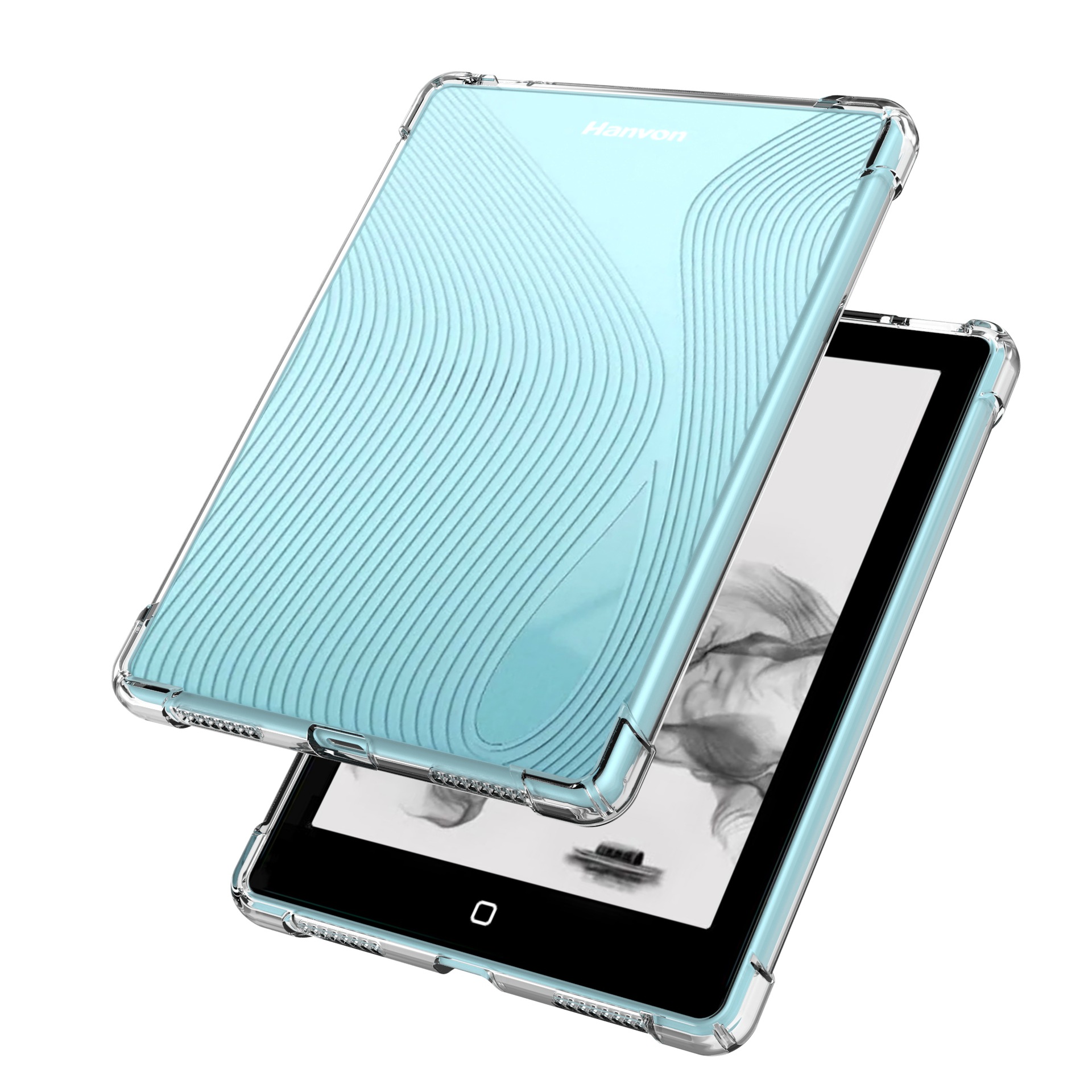For Hanwang Clear6 E-book Protective Case HanvonClear6pro Reader Full-cover Transparent Soft Case