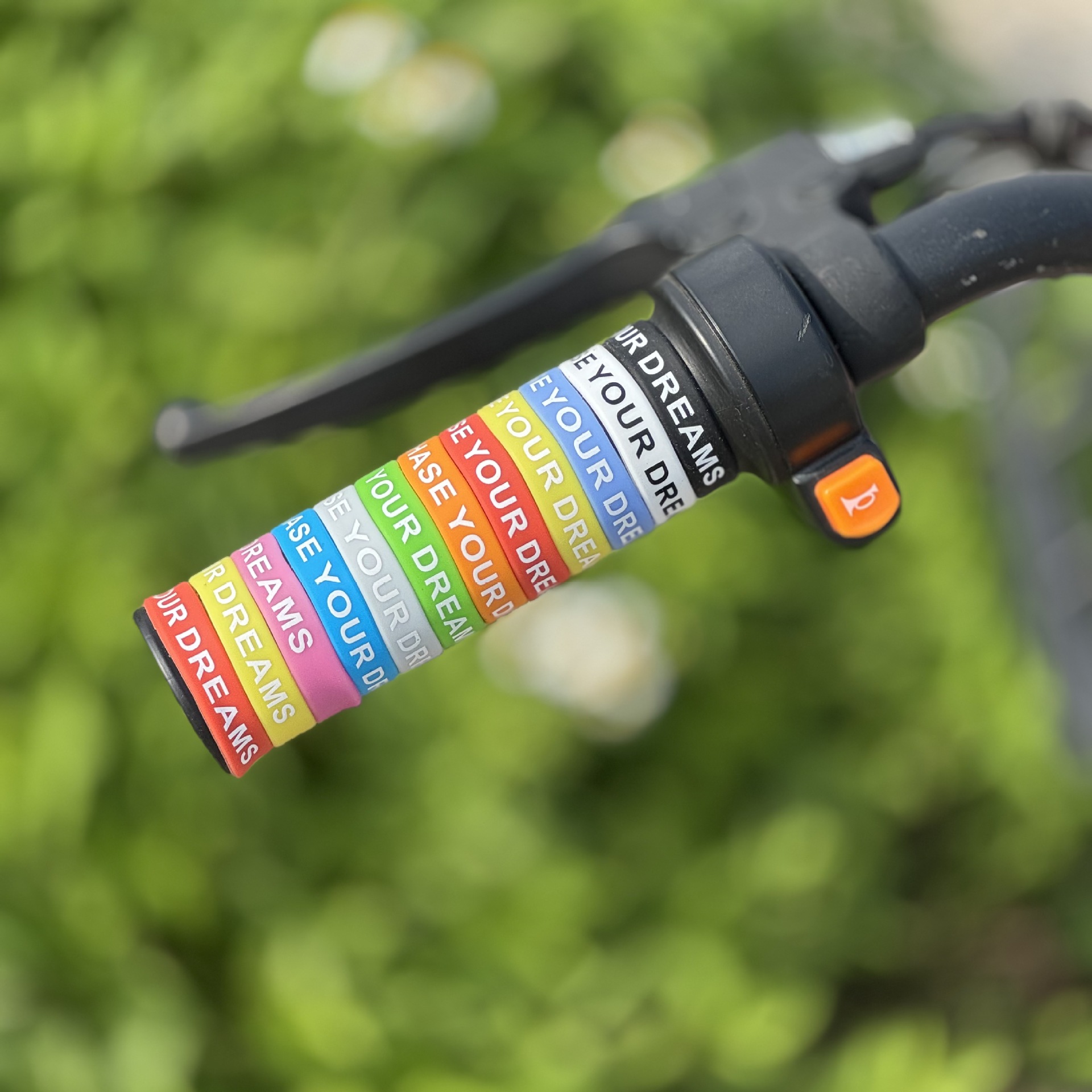 Electric Motorcycle Handlebar Cover Silicone Anti-Slip Ring 30mm Mavericks No. 9 Motorcycle Waterproof Anti-Slip Handlebar Cover Handlebar Rubber Cover