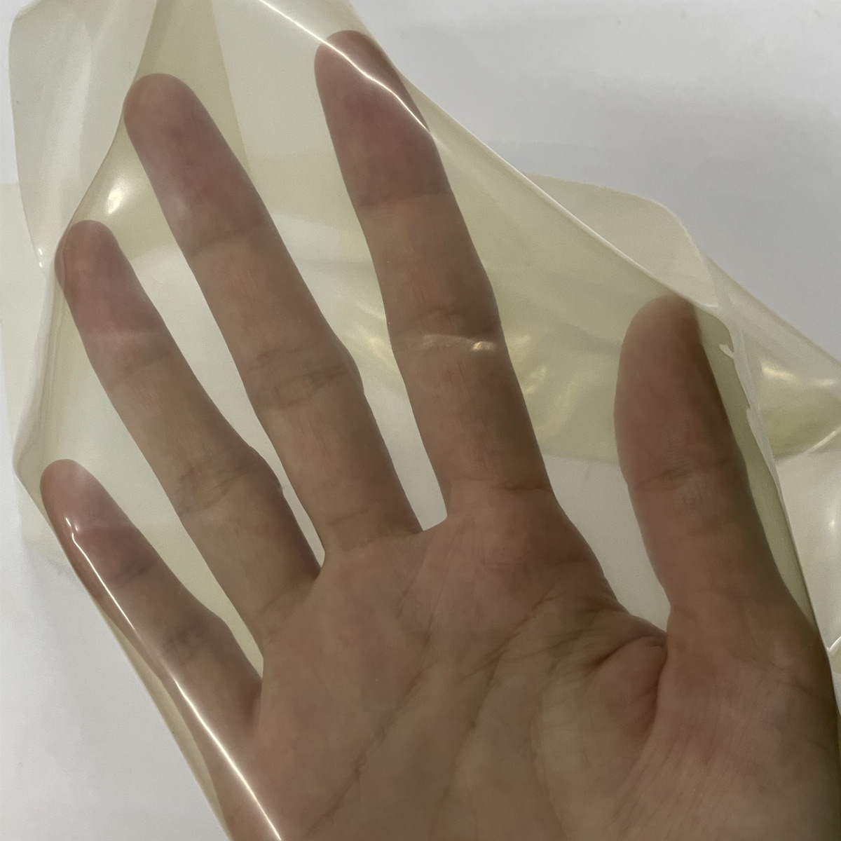 Прозрачный тонкий латексный лист, специальный клей, ткань для одежды, фабричный прямой волос, 0.1мм толщина, полный рулон