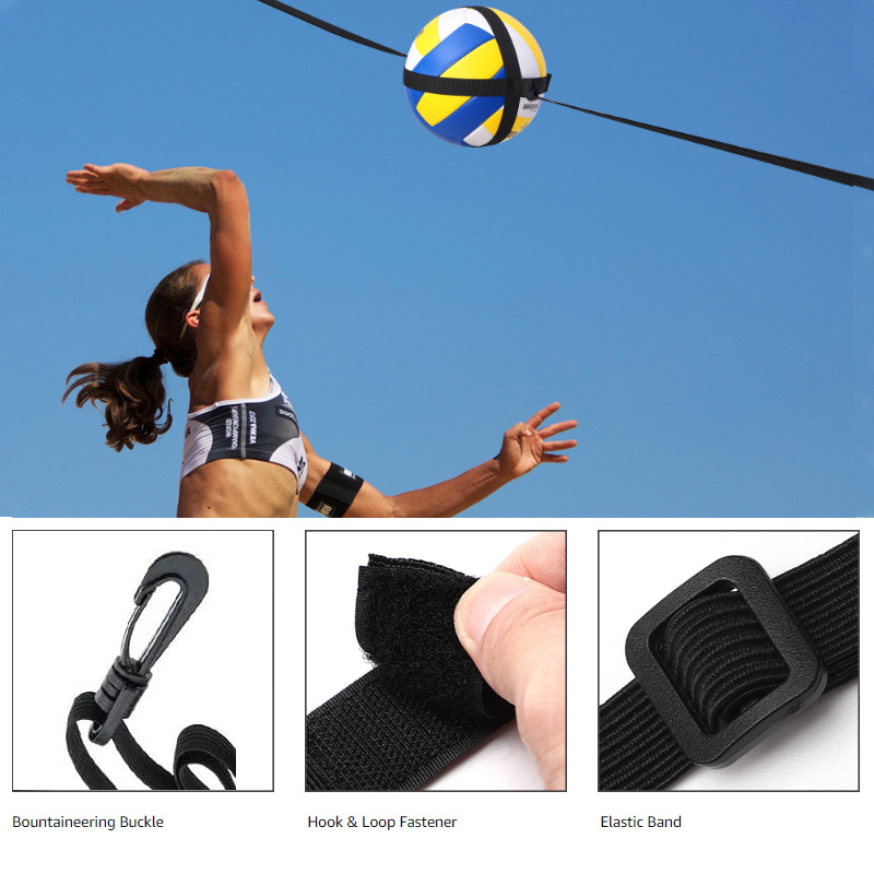 in stock cross-border for elastic jump touch high volleyball spike trainer adjustable volleyball training aids