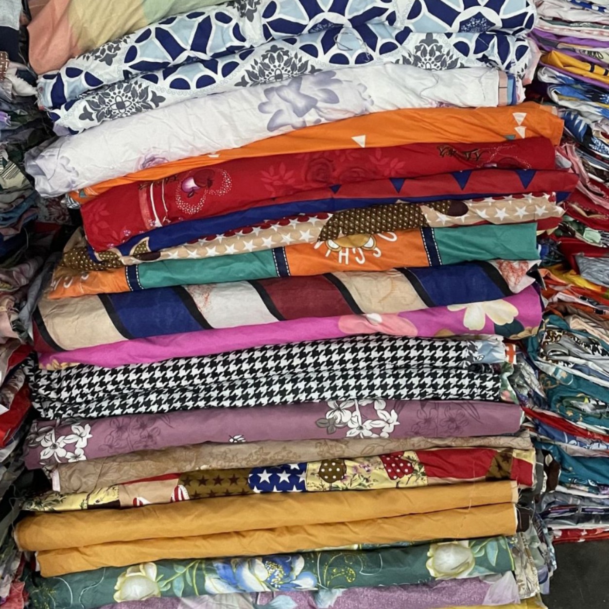 Кросс-бордерная печатная ткань для постельного белья, первоклассная ткань, кашемировая ткань