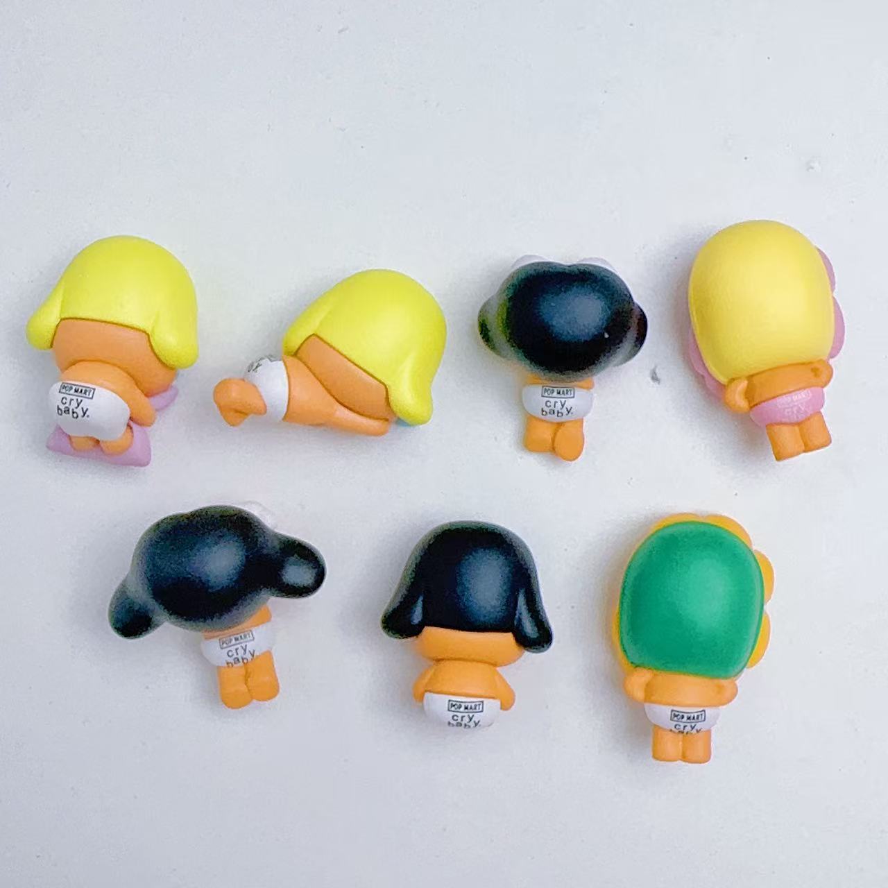 Change baby crying baby mini car ornaments car display center console decoration tide play cute grain decoration ornaments