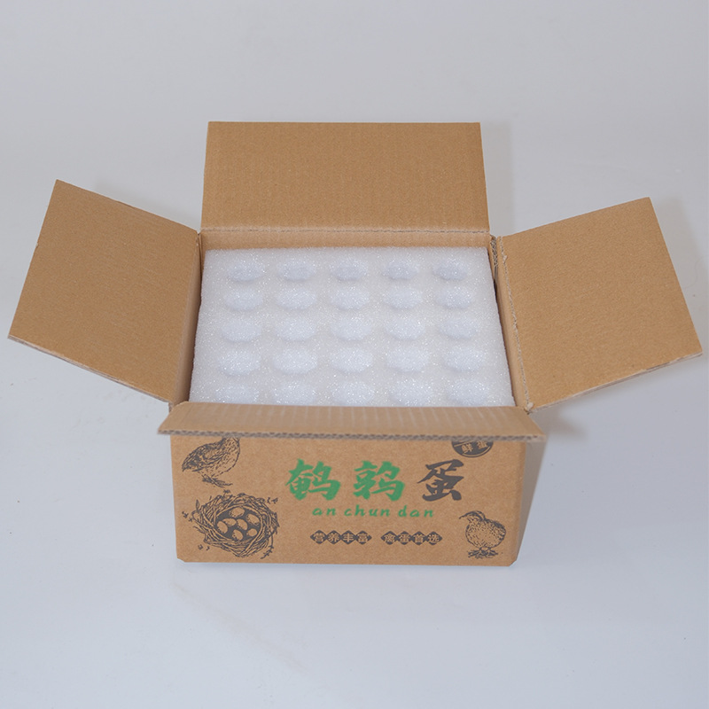 Pearl Cotton Epe Egg Tray for 12 Goose Eggs, Pigeon Eggs, Quail Eggs, Egg Carton, Express Packaging Box, Wholesale and Dropshipping