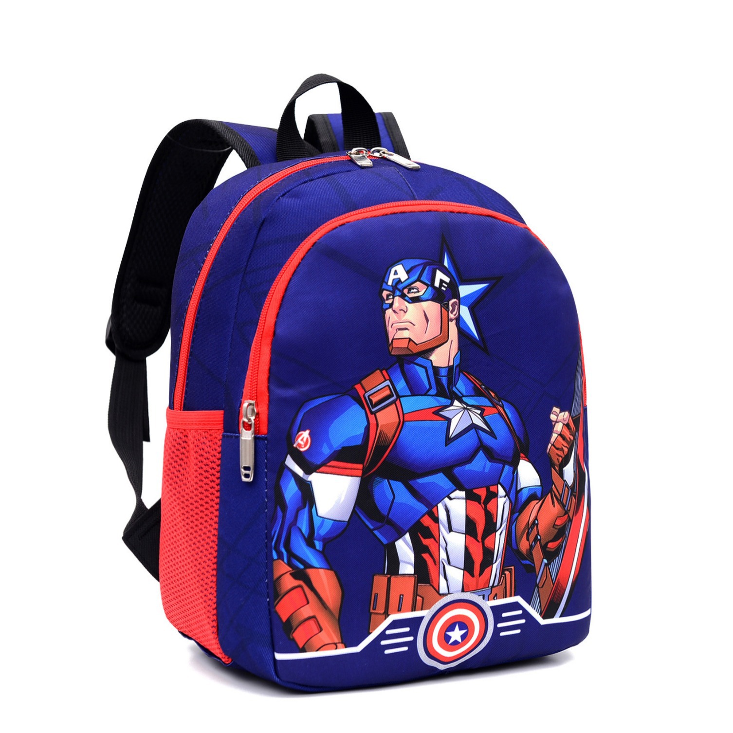 Wholesale Children's Schoolbag Spider Backpack Burden Reduction Kindergarten Iron Man Backpack Foreign Trade Backpack