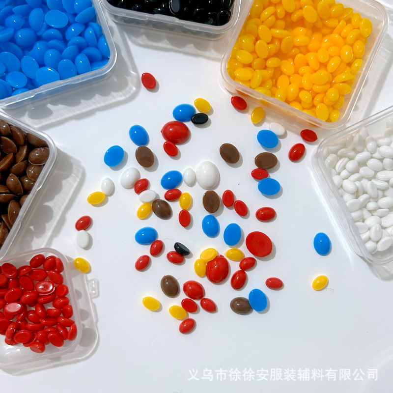 Коричневые желтые овальные кукольные глаза DIY ручной работы аксессуары для носа куклы с плоским основанием