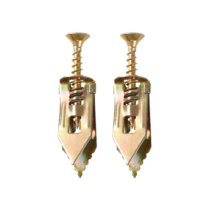 Гипсокартонный винт типа A с дюбелем, высокомарганцевый стальной цветной оцинкованный винт для гипсокартона