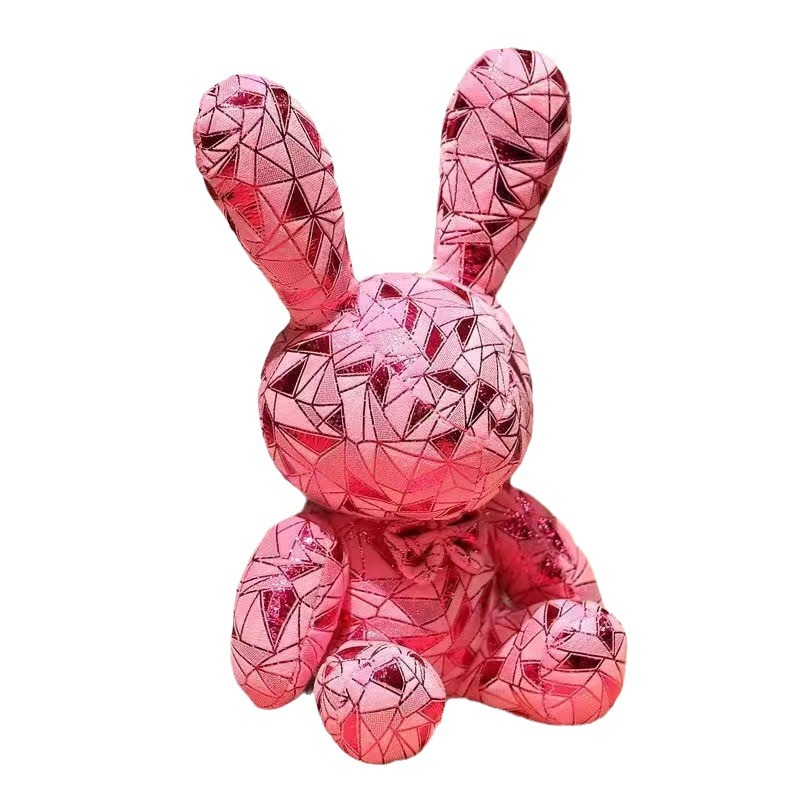 Bronzing Doll Rag Doll Candy Bear Rabbit Stuffed Toy Grabber Doll Wedding Throw Doll Gift Box