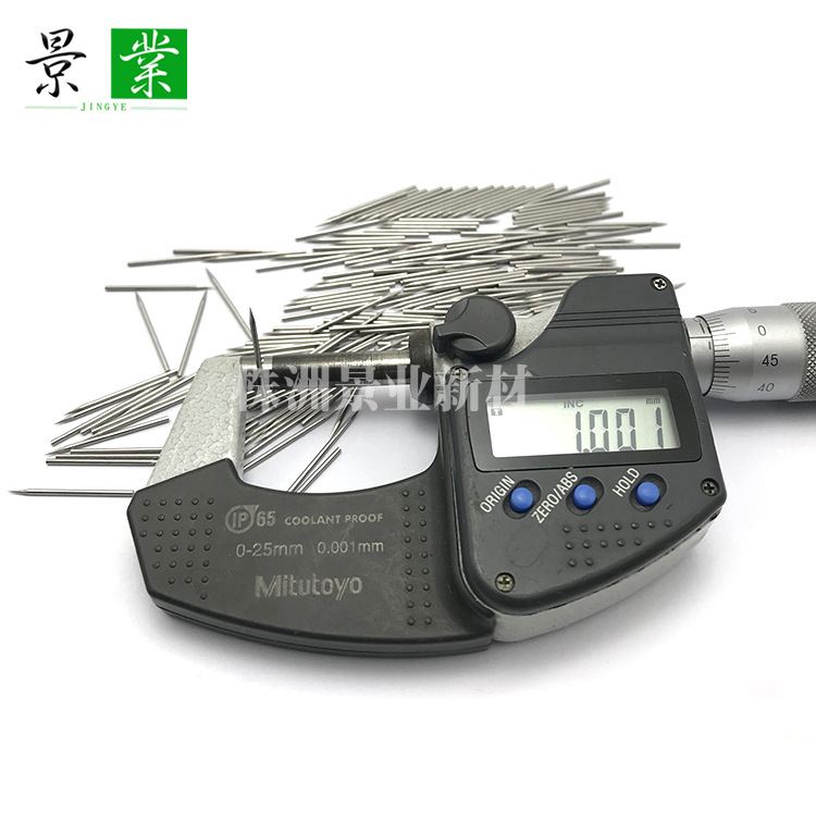 Density 19.2G/Cm³ Negative Ion Discharge Needle D1*22Mm Meltblown Cloth Electrostatic Electret Discharge Tungsten Needle