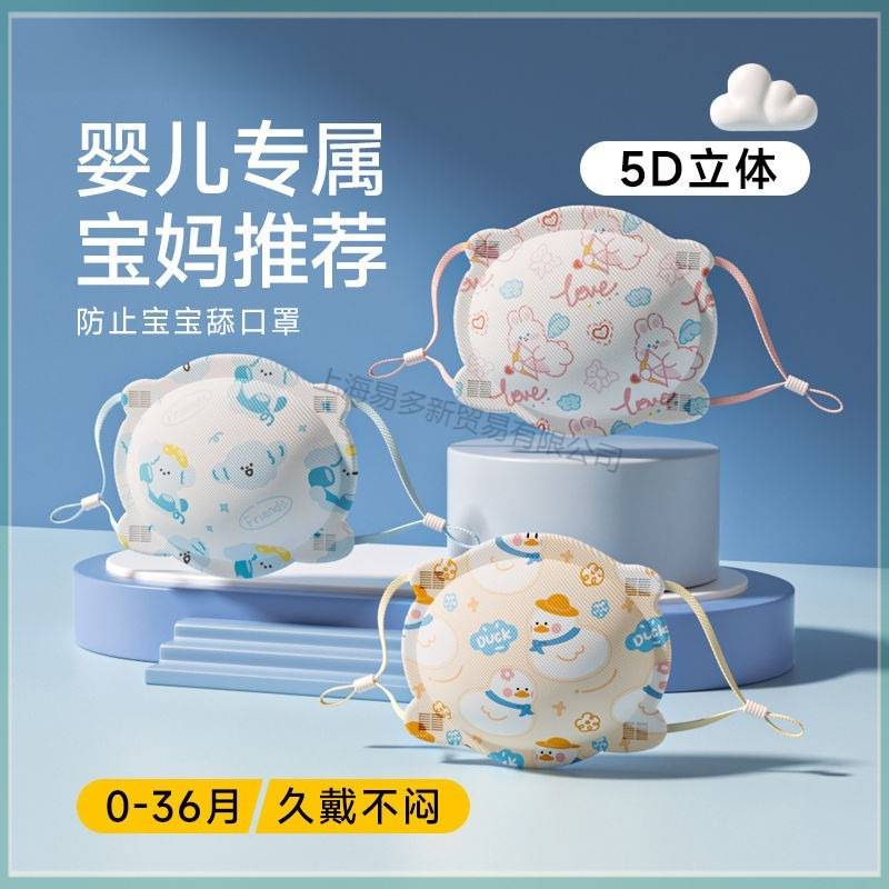 2025 Summer Infant Masks 1 to 3 Years Old 6 to 12 Months Newborn Baby 0-3 Baby Home Care