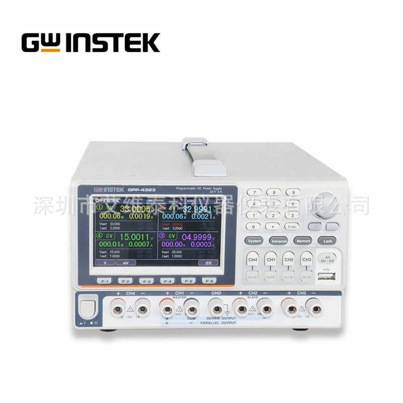 Gwinstek Gpp-4323 Programmable Dc Power Supply 32V/3A Gpp-2323 Multi-Channel Power Supply