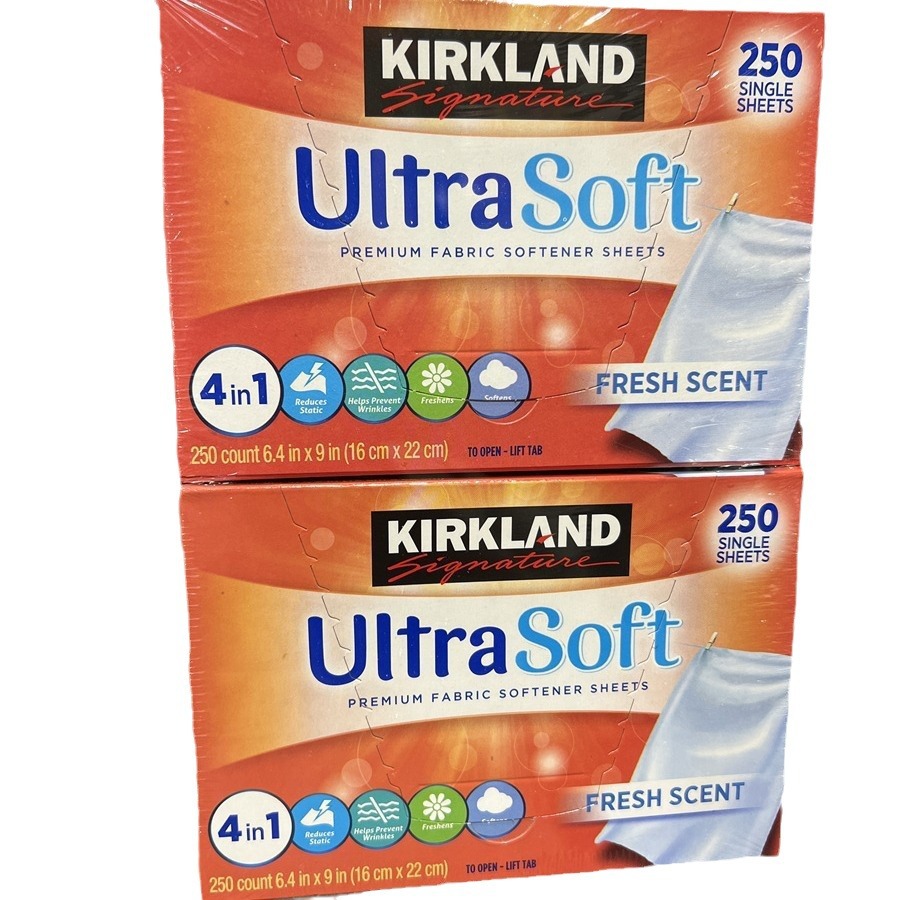 U.S. Imports kirkland Cochrane's New Four-in-One Soft Antistatic Fragrance Clothes 250 Pieces/Box