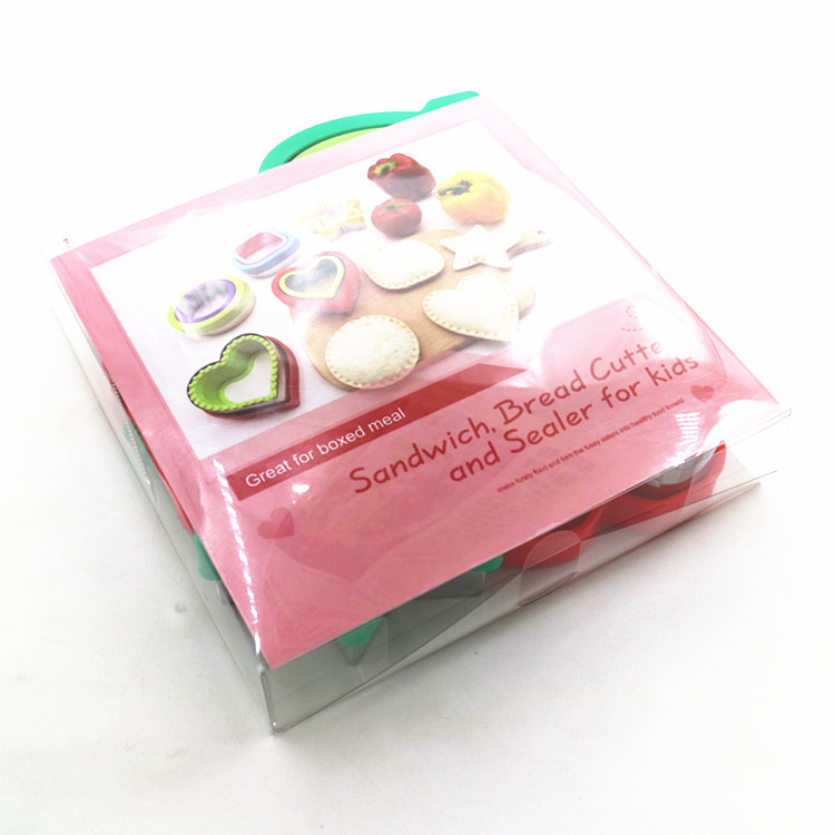 Heart-Shaped Sandwich Mold Bread Toast Mold Sandwich Cutting Mold Five-Star Plum Blossom Biscuit Cutting Fruit Flower Cutter