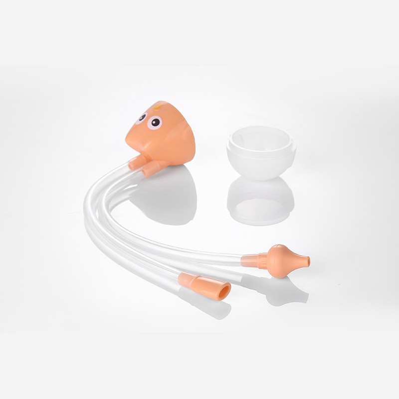 English Card-mounted Baby Mouth-suction Nasal Aspirator Baby Snot Cleaner Newborn Anti-reflux Catheter Nasal Aspirator
