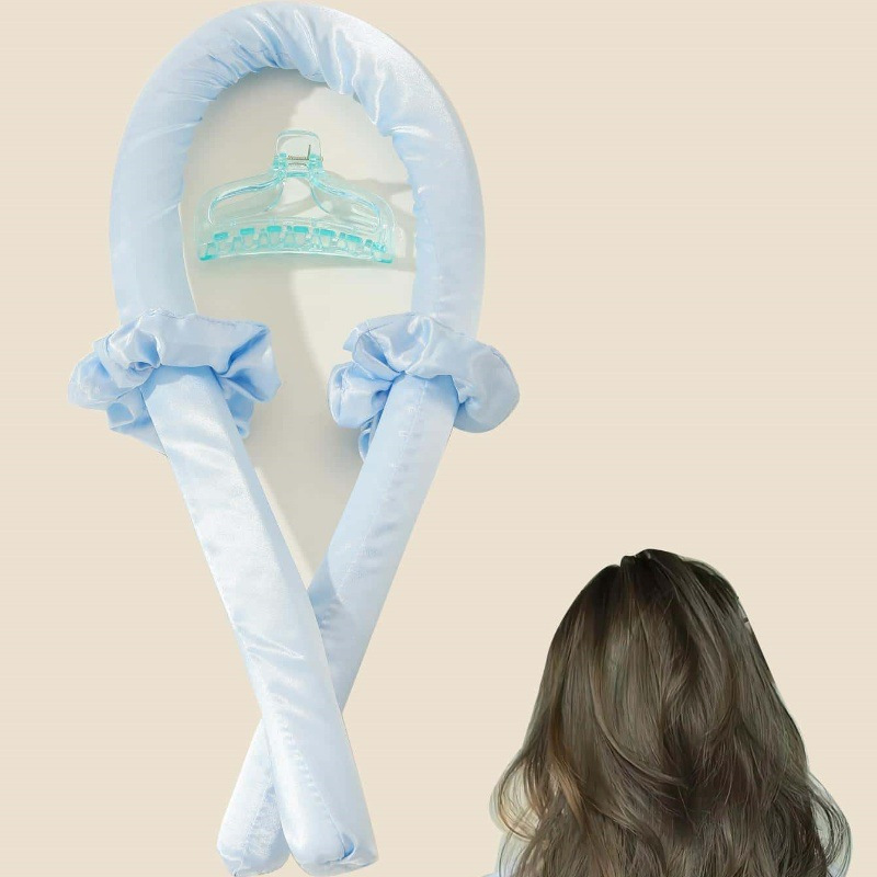 Cross-border No Heat Curling Stick Amazon Hot Curling Hair Artifact Foam Curling Sleeping Big Waves Don't Hit Hair