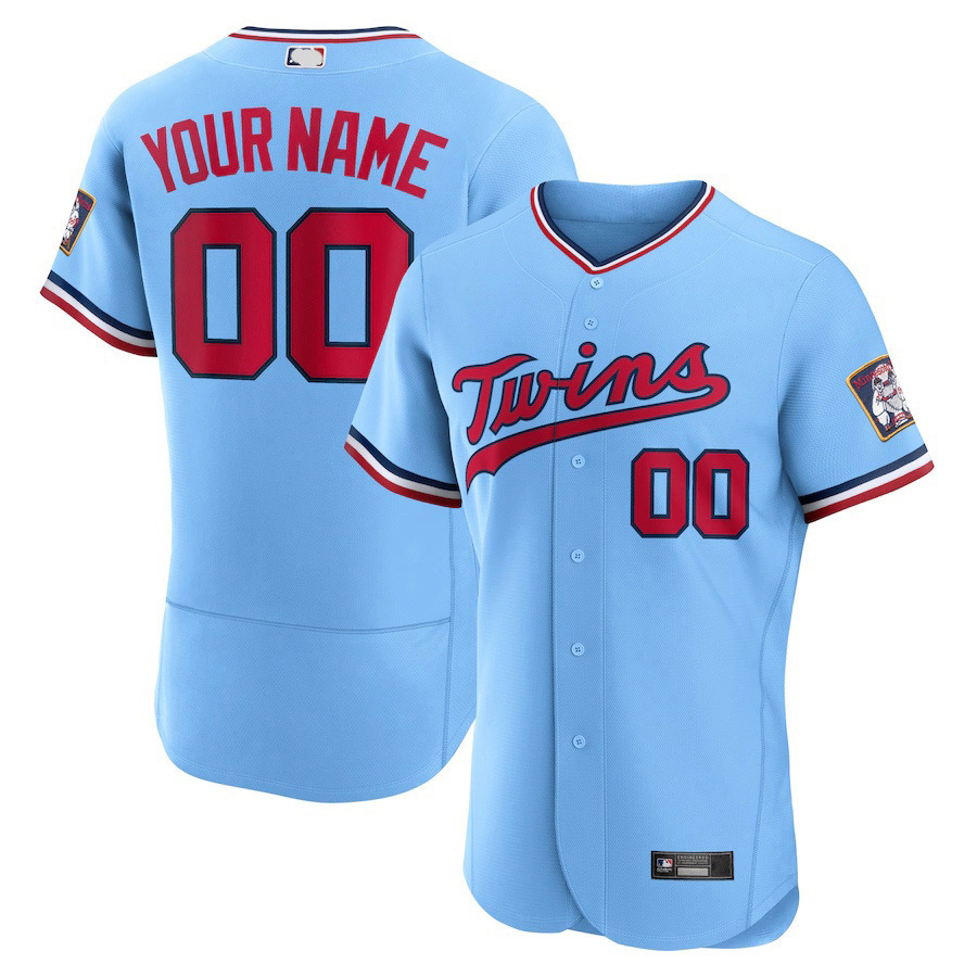 European and American Cross-Border Professional Baseball Uniforms, Softball Uniforms, American Baseball Shirts Customized for the Minnesota Twins