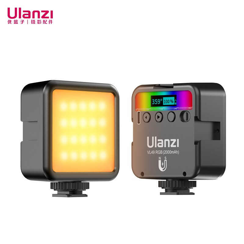Ukrainezi Excellent Basket Vl49 Rgb Magnetic Full-Color Fill Light Portable Led Flap Pocket Pants Two-Color Warming Camera