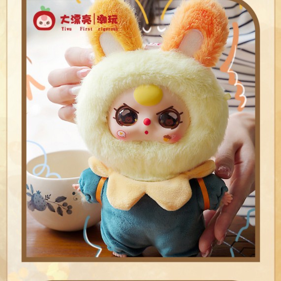 In-Stock Bubble Mart Baby Three Doll Three-Year-Old Autumn Fairy Tale Blind Box Trendy Toy Internet Celebrity Cross-Border Hot Sale Wholesale