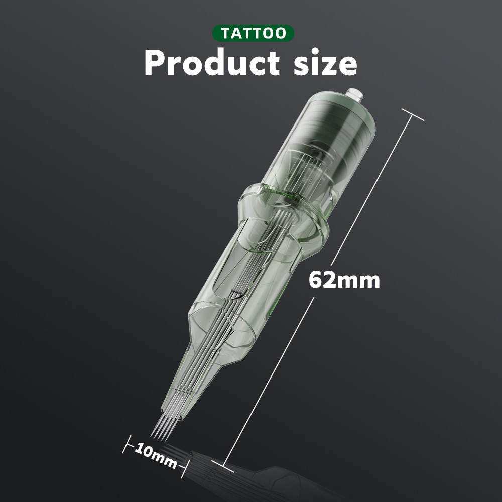 Cross-border tattoo integrated needle disposable tattoo needle green jade tattoo needle hair tattoo needle tattoo equipment