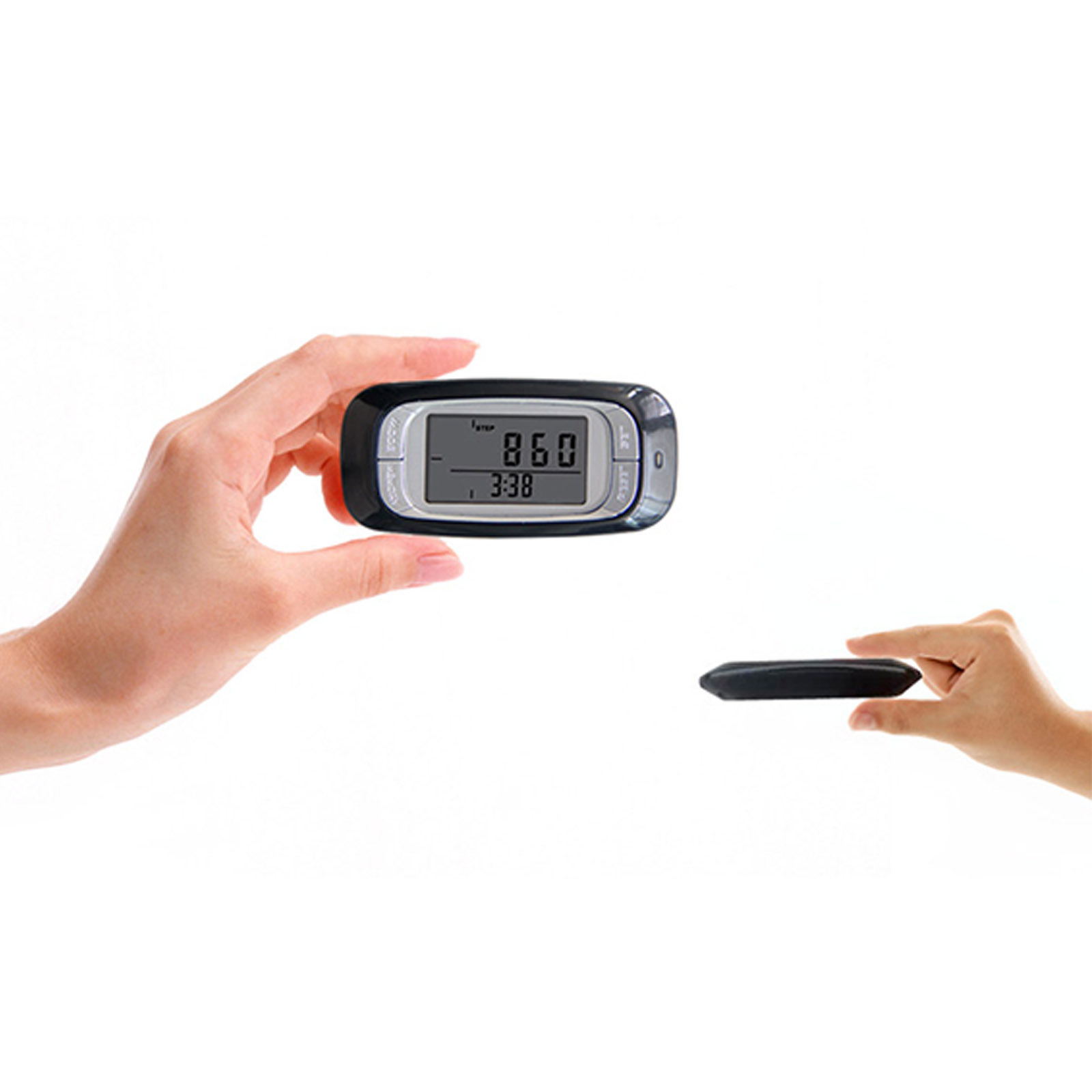 3D бесшумный индукционный многофункциональный педометр, подсчет расстояния и калорий, частная модель, прямая продажа