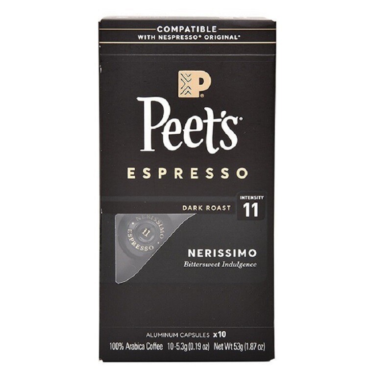 Peet's Coffee Premium Coffee Capsule Coffee 10 Capsules/Box