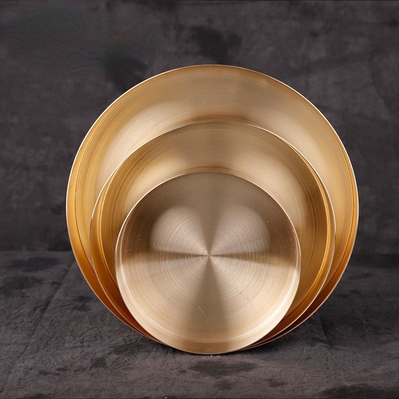 Чистая медь, пластина для ремонта, фруктовая чаша, домашний винтаж