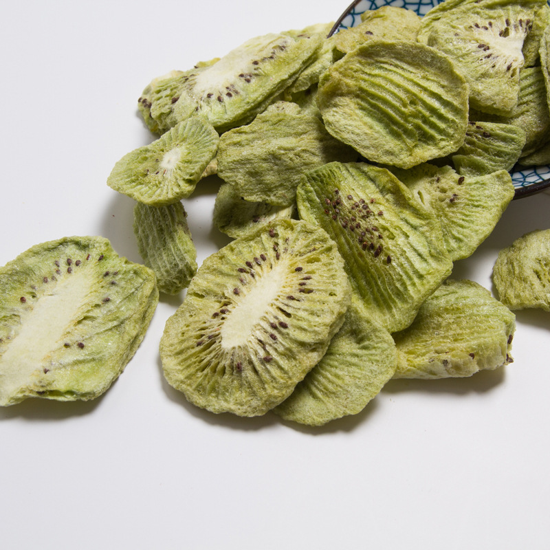 Factory Direct freeze-dried kiwi fruit dried dehydrated dried kiwi fruit crisps non-fried casual snacks ready to eat
