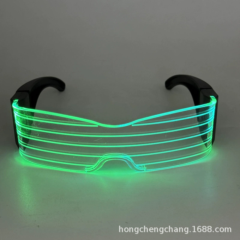 Led Sci-Fi Luminous Glasses Technology Sense Cyberpunk Colorful Technology Glasses Bar Disco Colorful Goggles