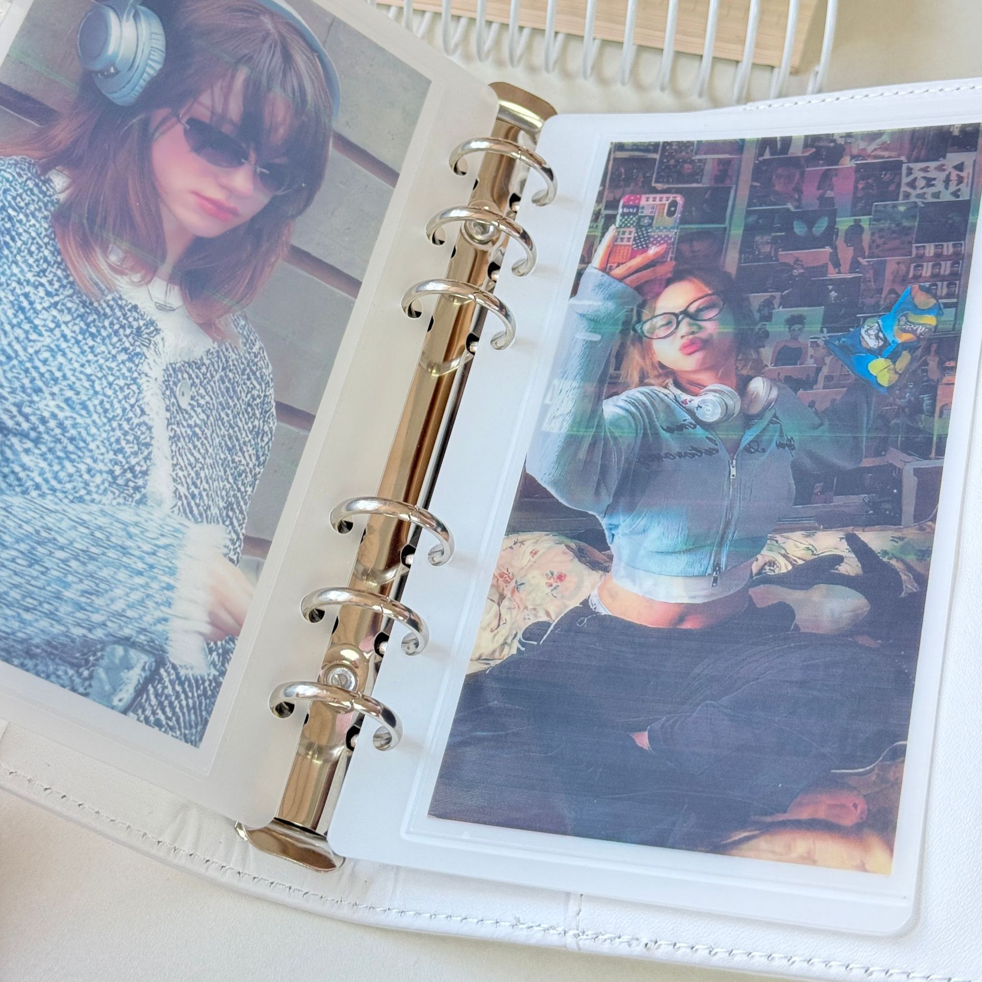 20 Silk Colorful Inkjet Printing Separator Page Loose-Leaf Book Replacement Core Film Handbook Film Raw Material Hd