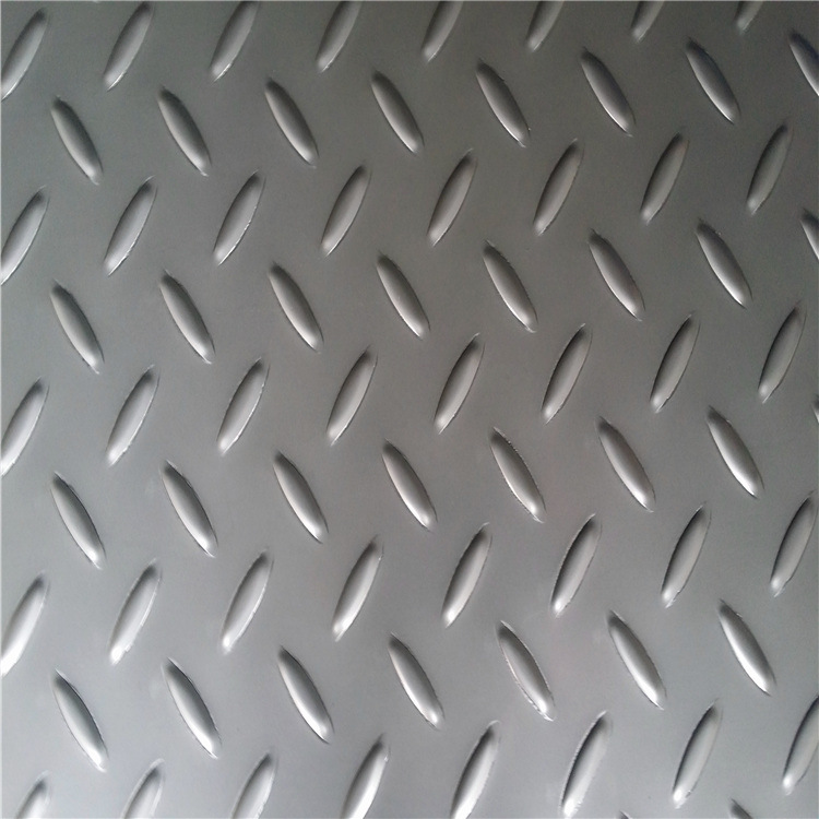 304/316 Stainless Steel Pattern Plate 3mm Thick Factory Workshop Floor Step Ladder Subway 5mm Anti-Slip Stainless Steel Plate
