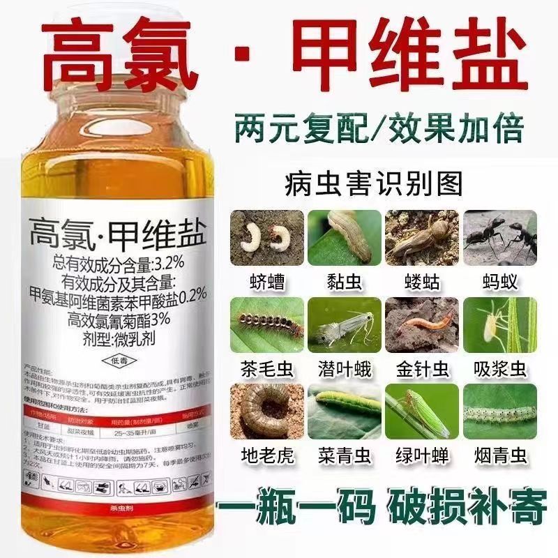 High Chlorine Emamectin Salt Insecticide, Beet Armyworm, Cabbage Caterpillar, Cabbage Armyworm, Aphid, Borer, Corn Leaf Roller Pesticide