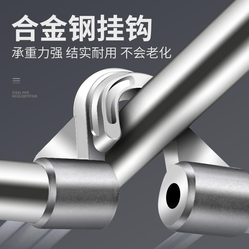 Wardrobe hardware accessories simple joint tee joint connector with aluminum alloy interface durable steel joint