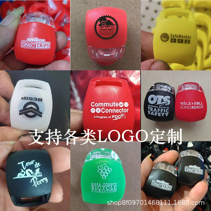 Bicycle Tail Light Frog Light Led Helmet Light Mountain Bike Night Cycling Light Scooter Front Light Warning