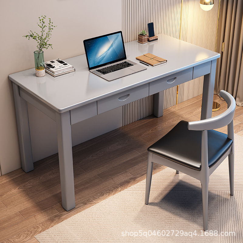 Chinese Style Desk Solid Wood Desk Home Student Writing Desk Simple Study Bedroom Office Computer Desk Study Table