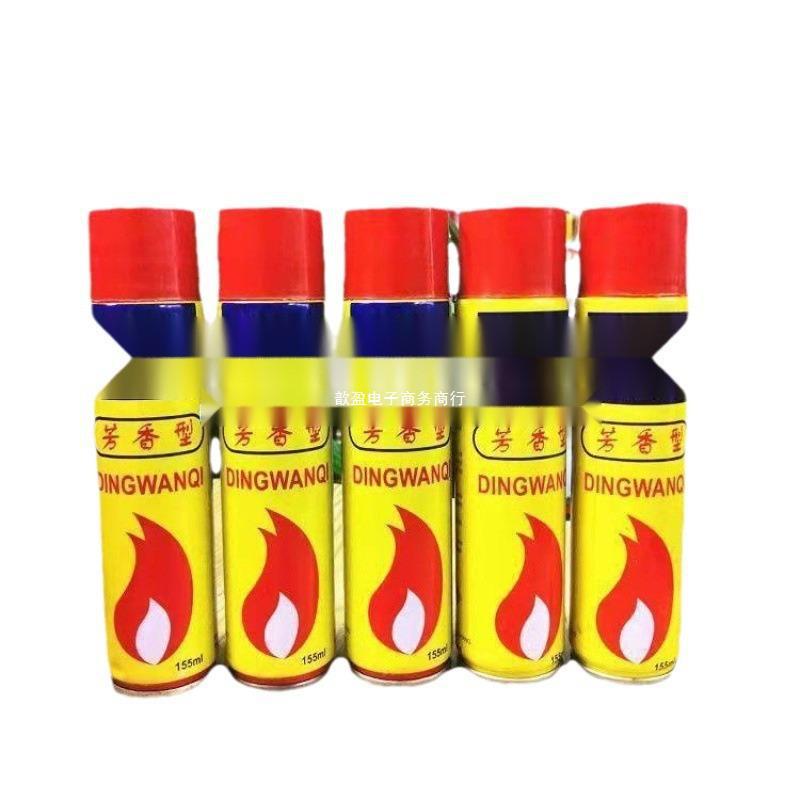 Lighter Inflatable Gas Inflatable Liquid Large and Small Bottles Universal Windproof Straight-In Lighter Gas Butane Gas Height