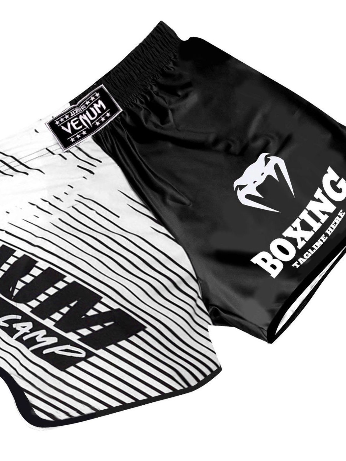 Venom Training Suit Ufc Suit Men's Boxing Tight Quick-Drying Clothing Muay Thai Fighting Short-Sleeved Shorts Gym Fighting