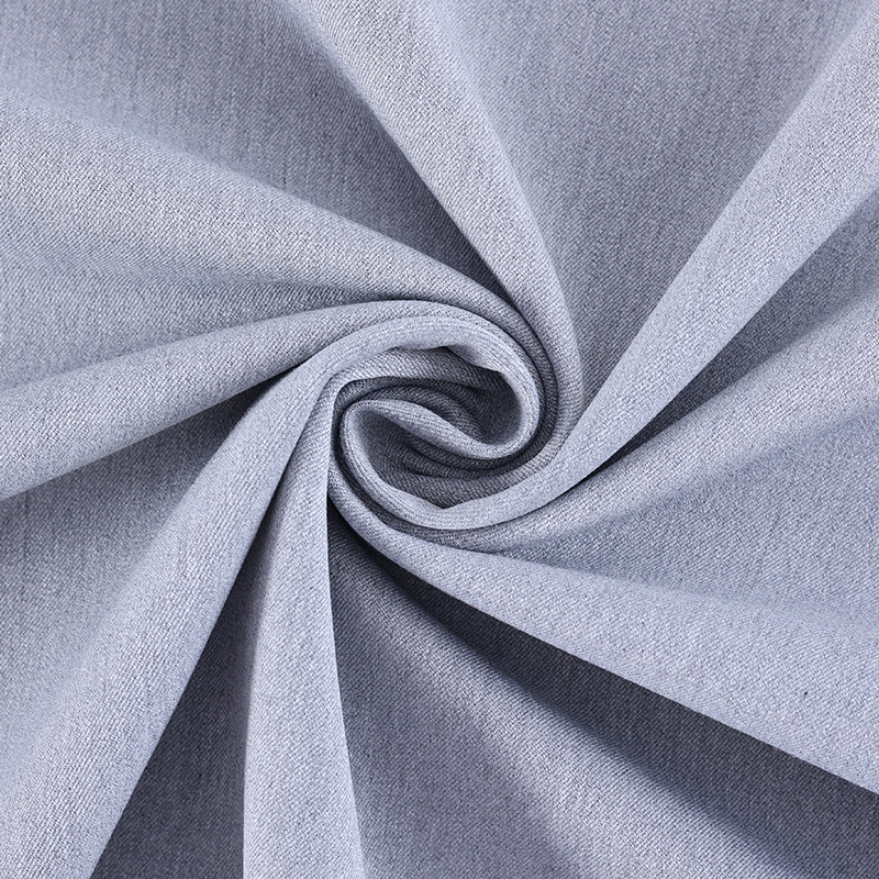 TR color spinning thickened twill four-sided elastic fabric high-end suit women's dress pants fabric autumn and winter in stock