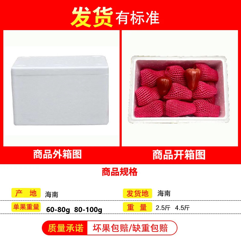 Sf Express Hainan Black King Kong Lotus Mist Authentic Lotus Mist Fruit Seasonal Freshly Picked Tropical Fruit Mist Lotus Fruit Whole Box