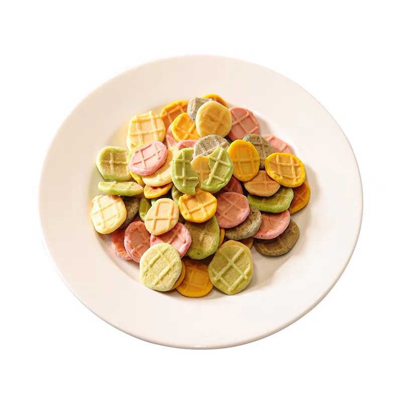 Pet Handmade Snacks Cheese Fruit and Vegetable Pancakes Mixed Hamster Golden Bear Snacks Grain Teething Interactive Universal
