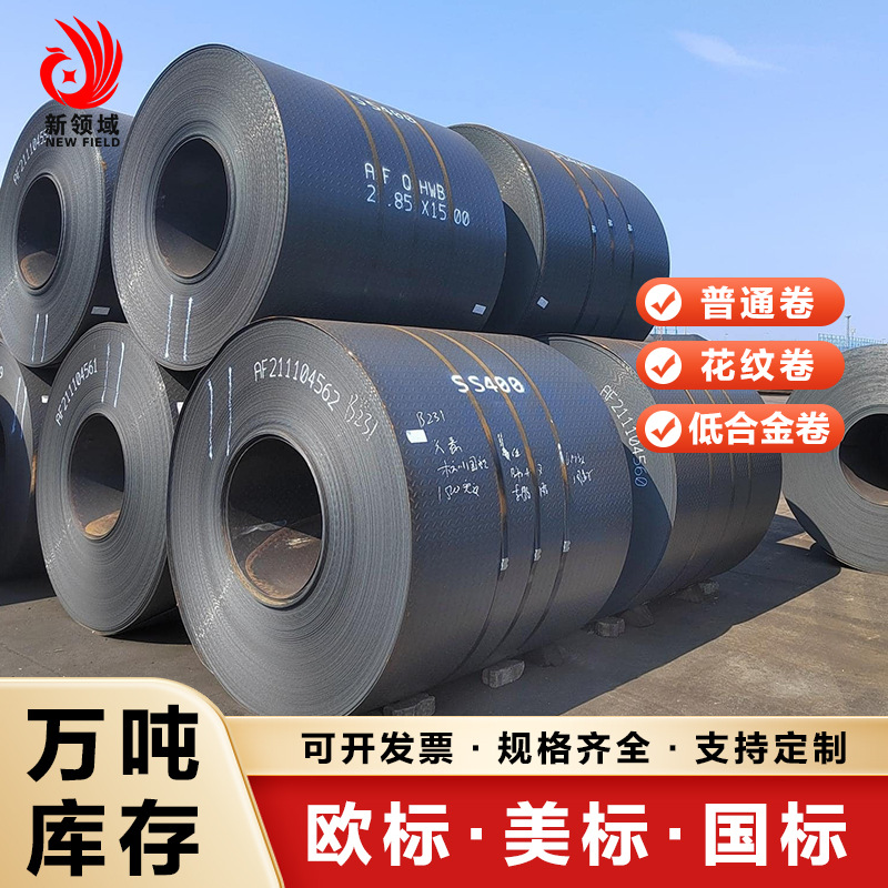 Прямые поставки горячекатаной стальной рулонной плиты, индивидуальные размеры, европейский стандарт S355Jr S355J2