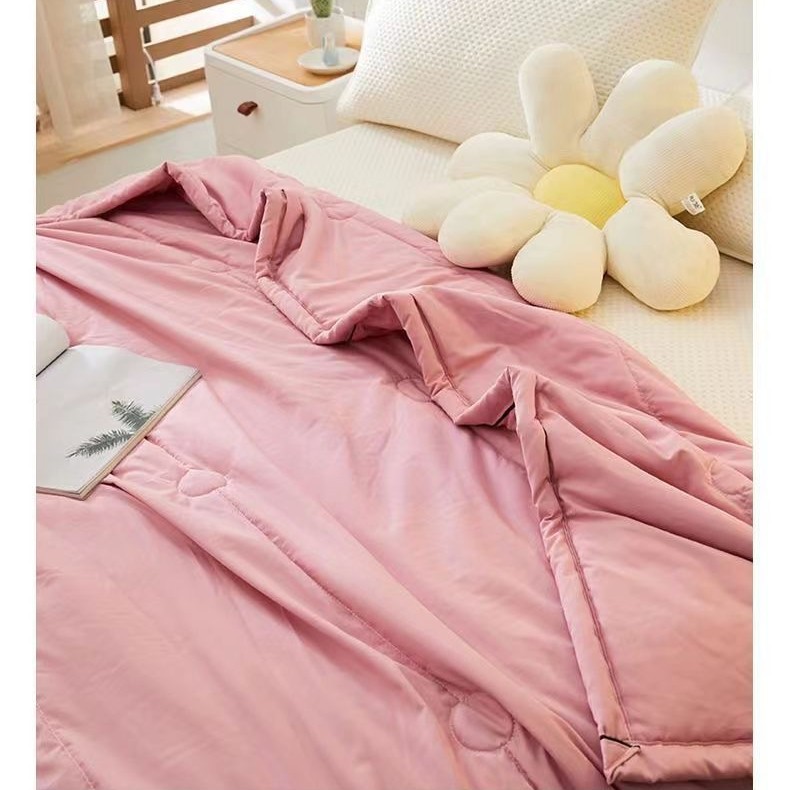 Mother and Baby Type a Soybean Raw Cotton Summer Cool Quilt Summer Air-Conditioned Quilt Machine Washable Summer Thin Quilt Core Summer Gift