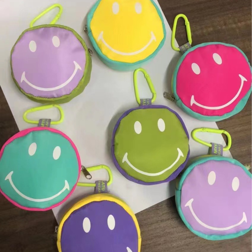 Косметичка в цвете конфет, универсальная мини-сумка, однотонная, с печатью логотипа, для наушников, ключей, подвеска