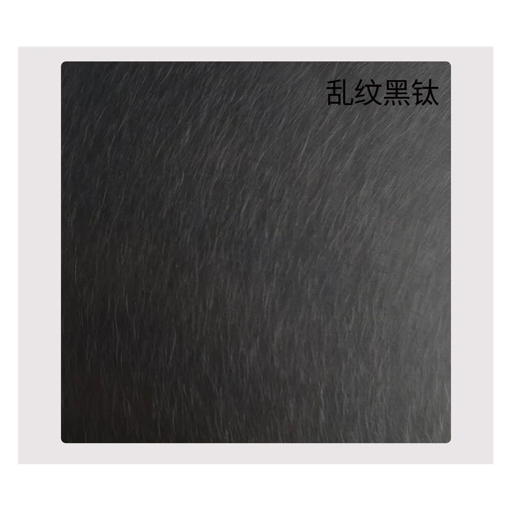 Stainless Steel Mirror Black Brushed Random Pattern Sandblasted Black Titanium Matte Black Titanium Rose Gold Champagne Gold Stainless Steel Plate