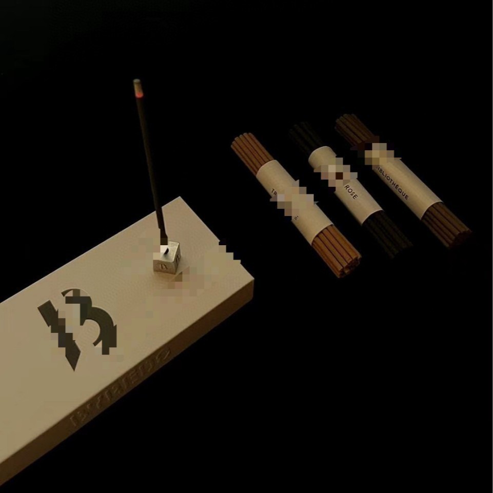 Spot Bairui*/De Aromatherapy Line Incense Silver Base Incense Library Treehouse Citrus Fire Rose Cypress Ball Incense