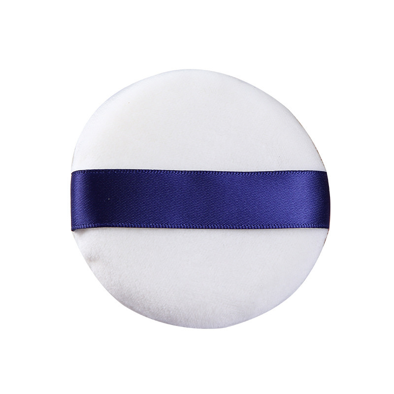 Crystal super soft powder puff wholesale skin-friendly short velvet Dry Powder Puff powder special non-eating powder round makeup honey powder puff